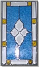 Kitchen Cabinets Restored in Beautiful Stained Glass