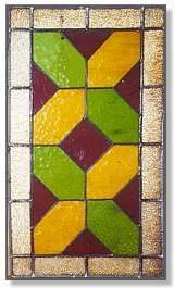 Kitchen Cabinets Restored in Beautiful Stained Glass